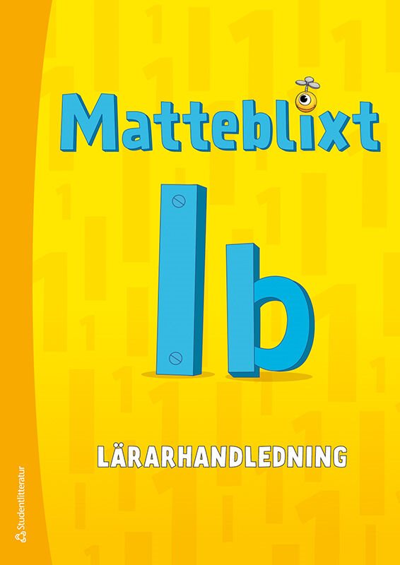 ISBN 9789144160955 Matteblixt 1b Lärarpaket - Tryckt bok + Digital lärarlicens 36 mån