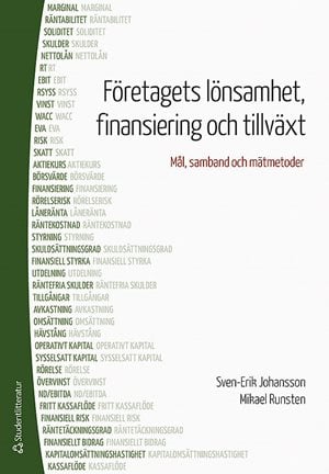 ISBN 9789144163253 Företagets lönsamhet, finansiering och tillväxt