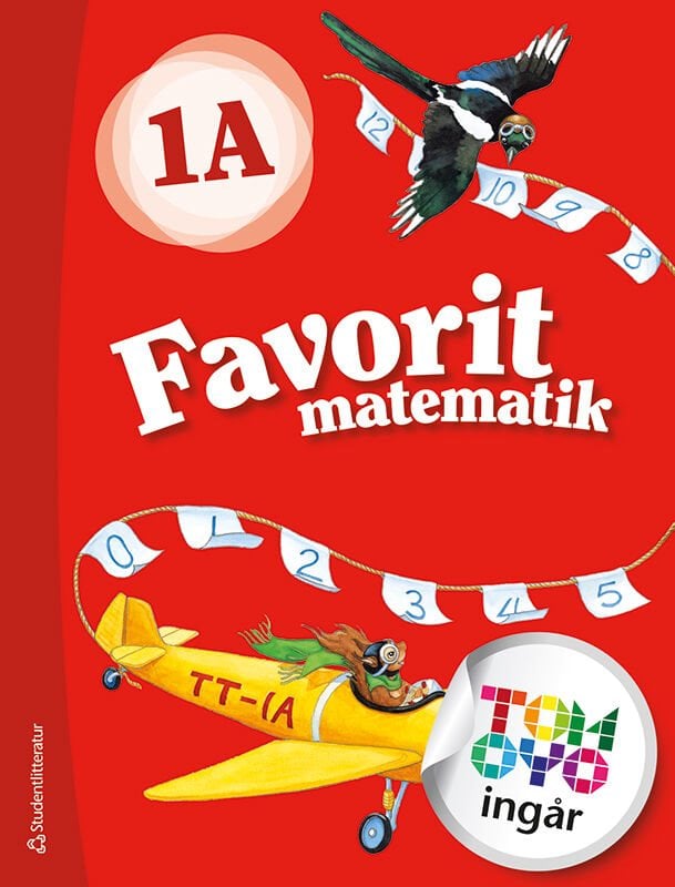 ISBN 9789144166834 Favorit matematik 1A Elevpaket - Tryckt bok + Digital elevlicens 12 mån