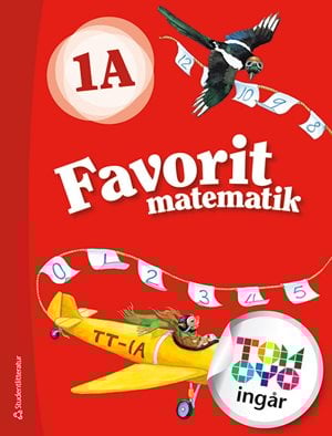 ISBN 9789144166834 Favorit matematik 1A Elevpaket - Tryckt bok + Digital elevlicens 12 mån