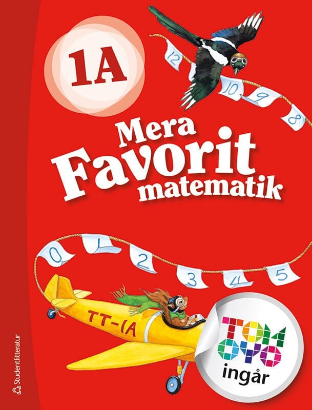 ISBN 9789144166872 Mera Favorit matematik 1A Elevpaket - Tryckt bok  + Digital elevlicens 12 mån
