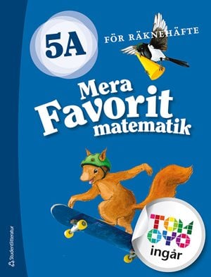 ISBN 9789144166995 Mera Favorit matematik 5A för räknehäfte Elevpaket - Tryckt + Digitalt 36 mån