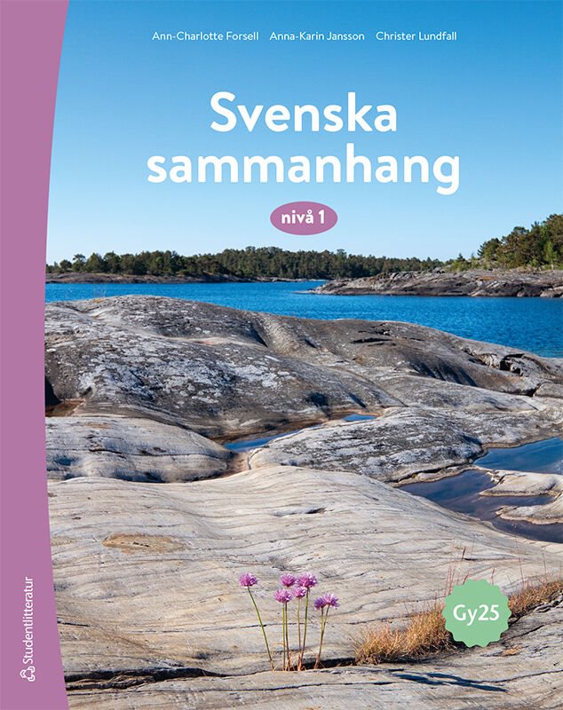 ISBN 9789144167138 Svenska sammanhang 1 Elevpaket - Tryckt bok + Digital elevlicens 36 mån