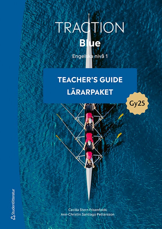 ISBN 9789144170244 Traction Blue Lärarpaket - Tryckt bok + Digital lärarlicens 36 mån