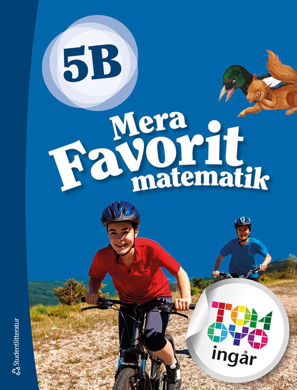 ISBN 9789144172125 Mera Favorit matematik 5B Elevpaket - Tryckt bok + Digital elevlicens 12 mån