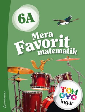 ISBN 9789144172163 Mera Favorit matematik 6A Elevpaket - Tryckt bok + Digital elevlicens 12 mån