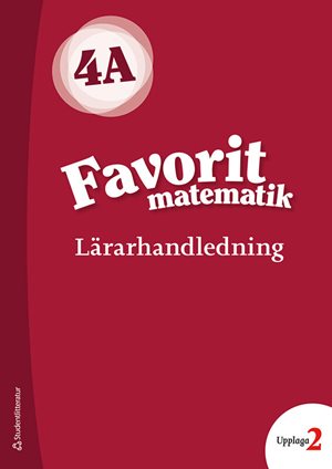 ISBN 9789144172170 Favorit matematik 4A Lärarpaket - Tryckt bok + Digital lärarlicens 36 mån