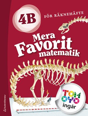 ISBN 9789144172491 Mera Favorit matematik 4B för räknehäfte Elevpaket - Tryckt + Digitalt 36 mån