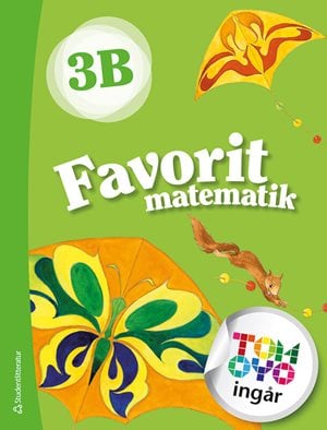 ISBN 9789144173733 Favorit matematik 3B Elevpaket - Tryckt bok + Digital elevlicens 12 mån