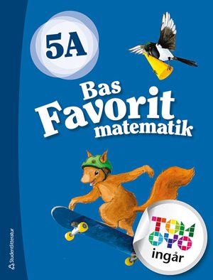 ISBN 9789144173764 Bas Favorit matematik 5A Elevpaket - Tryckt bok + Digital elevlicens 12 mån