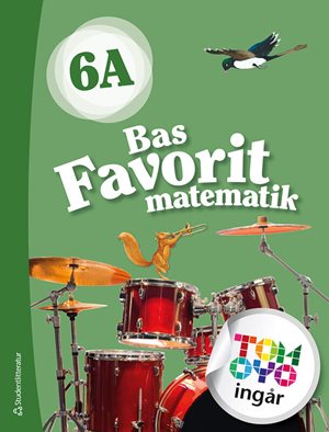 ISBN 9789144173788 Bas Favorit matematik 6A Elevpaket - Tryckt bok + Digital elevlicens 12 mån