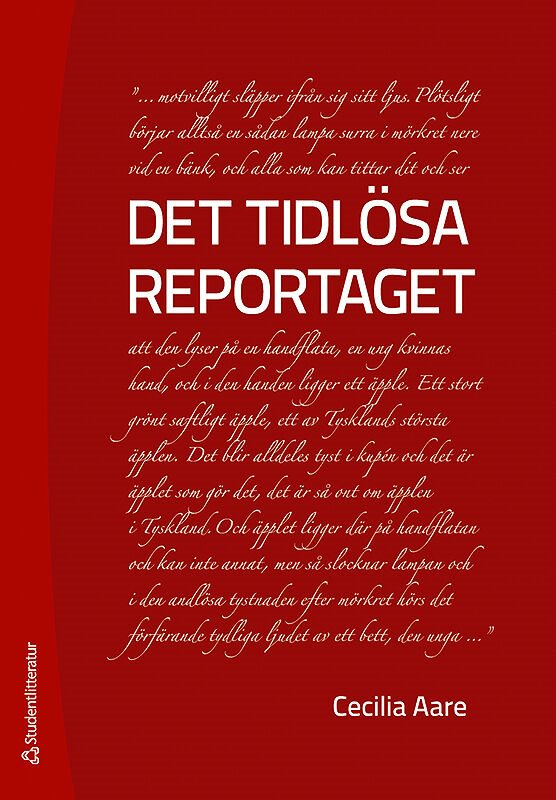 ISBN 9789144174037 Det tidlösa reportaget
