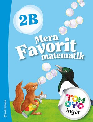 ISBN 9789144174686 Mera Favorit matematik 2B Elevpaket - Tryckt bok + Digital elevlicens 12 mån
