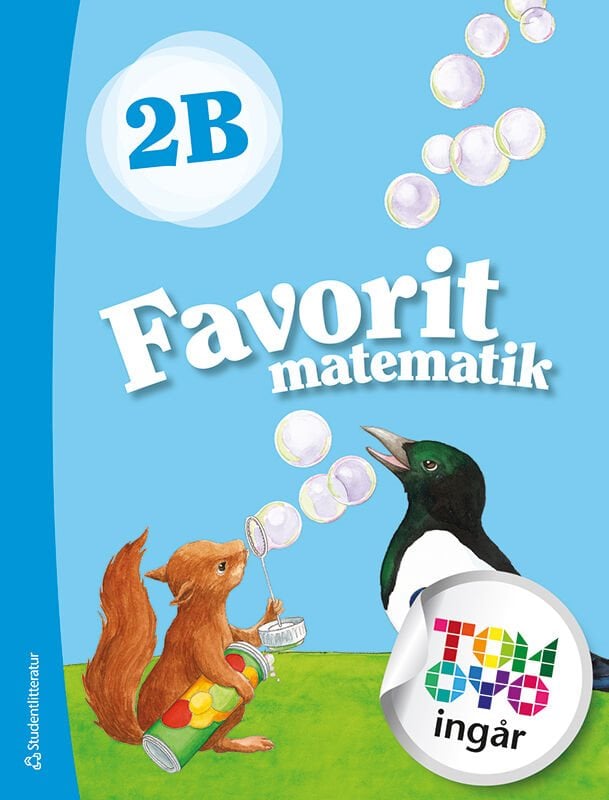 ISBN 9789144174693 Favorit matematik 2B Elevpaket - Tryckt bok  + Digital elevlicens 12 mån