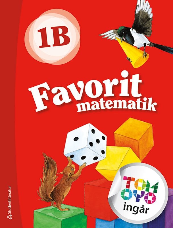 ISBN 9789144174990 Favorit matematik 1B Elevpaket - Tryckt bok  + Digital elevlicens 12 mån