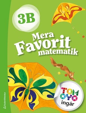 ISBN 9789144175003 Mera Favorit matematik 3B Elevpaket - Tryckt bok + Digital elevlicens 12 mån