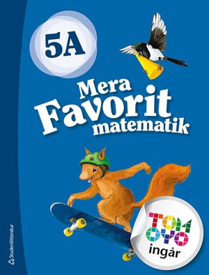 ISBN 9789144175034 Mera Favorit matematik 5A Elevpaket - Tryckt bok + Digital elevlicens 12 mån