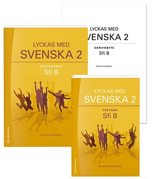 ISBN 9789144176512 Lyckas med svenska 2 Paket TB + ÖB Elevpaket - Tryckt + Digitalt 36 mån