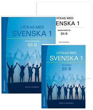 ISBN 9789144176581 Lyckas med svenska 1 Paket Textbok + Övningsbok - Tryckt + Digitalt 36 mån
