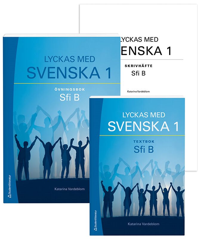 ISBN 9789144176581 Lyckas med svenska 1 Paket Textbok + Övningsbok - Tryckt + Digitalt 36 mån