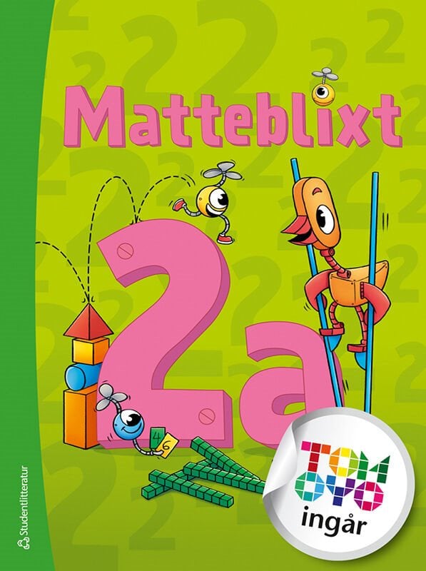 ISBN 9789144180274 Matteblixt 2a Elevpaket - Tryckt bok + Digital elevlicens 12 mån