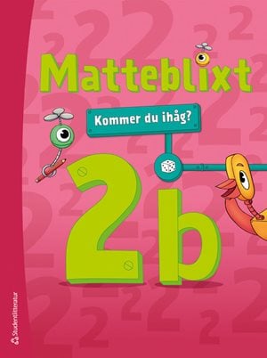 ISBN 9789144180281 Matteblixt 2b Elevpaket - Tryckt bok + Digital elevlicens 12 mån