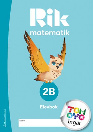 ISBN 9789144180687 Rik matematik 2B Elevpaket Tryckt bok + Digital elevlicens 12 mån
