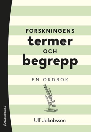 ISBN 9789144180939 Forskningens termer och begrepp