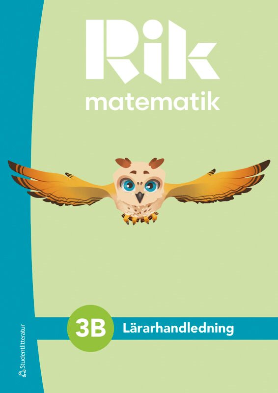 ISBN 9789144182322 Rik matematik 3B Lärarpaket - Tryckt bok + Digital lärarlicens 36 mån