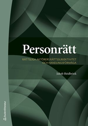 ISBN 9789144182827 Personrätt