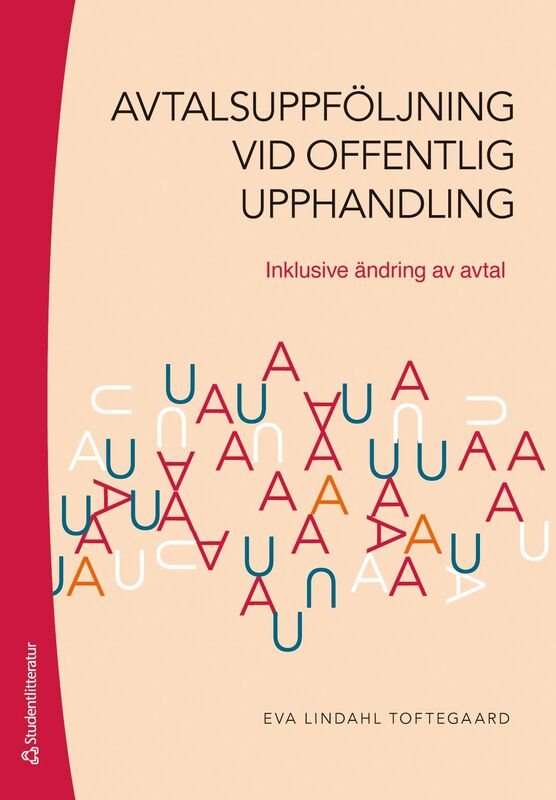 ISBN 9789144182964 Avtalsuppföljning vid offentlig upphandling