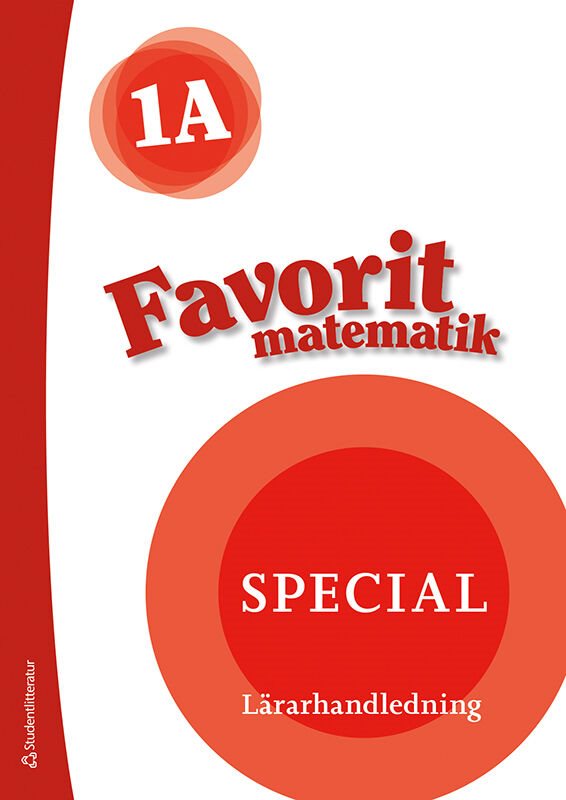 ISBN 9789144188188 Favorit matematik 1A Special - Digital lärarlicens 12 mån