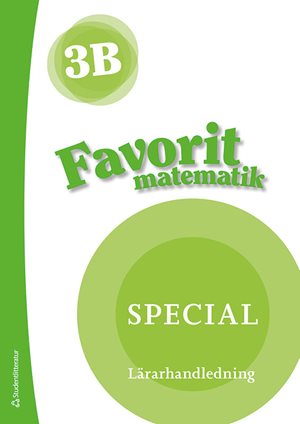 ISBN 9789144188225 Favorit matematik 3B Special - Digital lärarlicens 12 mån