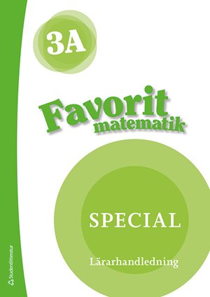 ISBN 9789144188256 Favorit matematik 3A Special - Digital lärarlicens 12 mån