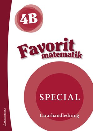 ISBN 9789144188324 Favorit matematik 4B Special - Digital lärarlicens 12 mån