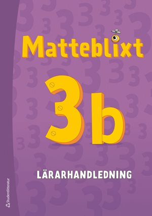 ISBN 9789144190174 Matteblixt 3b Lärarpaket - Tryckt bok + Digital lärarlicens 36 mån