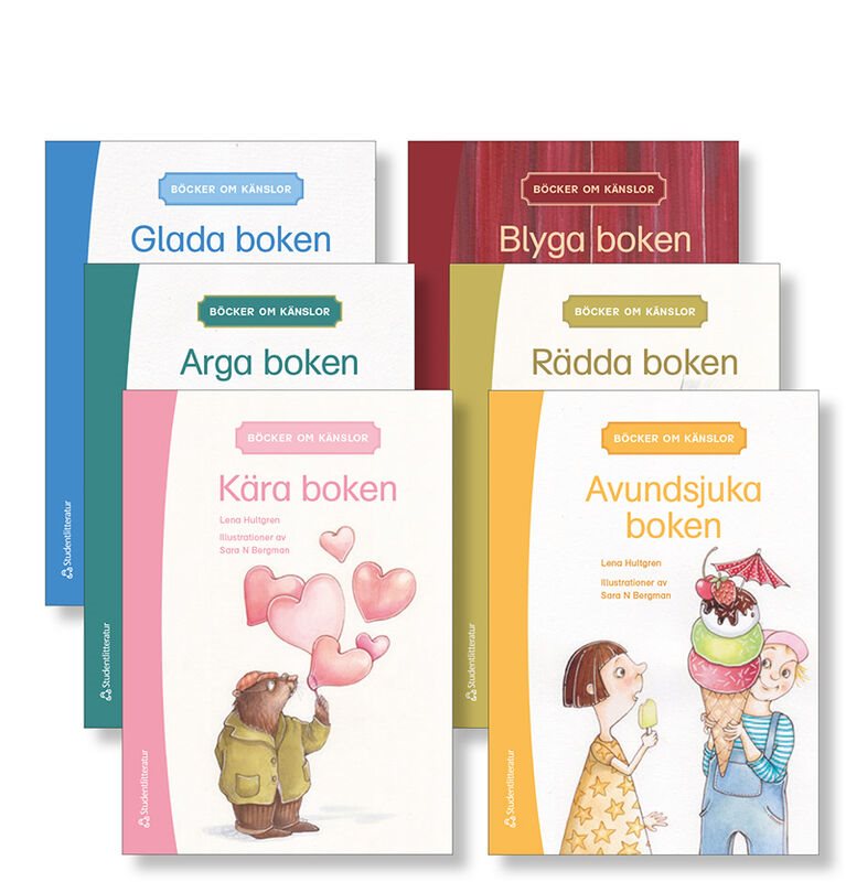ISBN 9789144191386 Böcker om känslor bokpaket