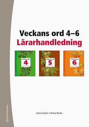 ISBN 9789144191829 Veckans ord 4-6 Lärarhandledning