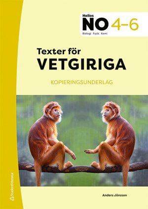 ISBN 9789144192222 Texter för vetgiriga i NO 4-6 Kopieringsunderlag