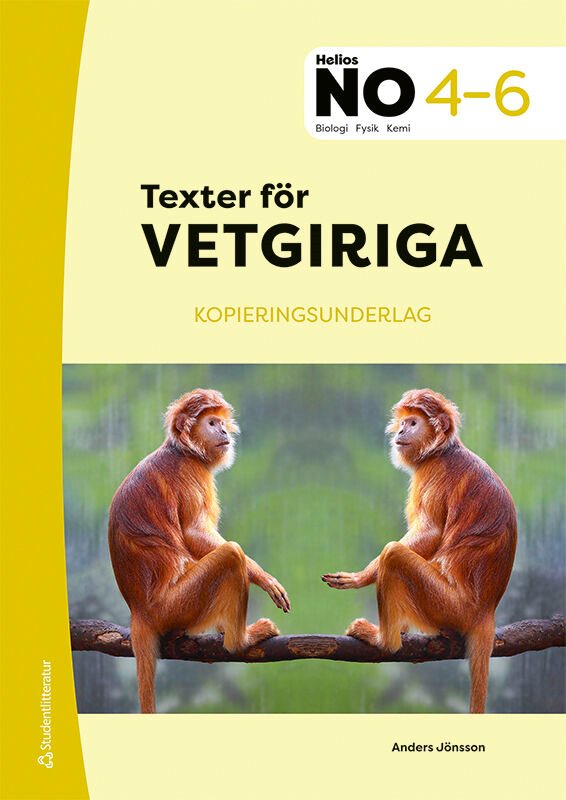 ISBN 9789144192222 Texter för vetgiriga i NO 4-6 Kopieringsunderlag