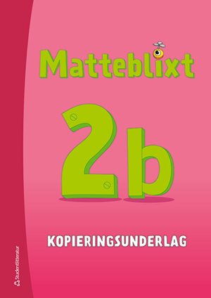 ISBN 9789144192727 Matteblixt 2b Kopieringsunderlag