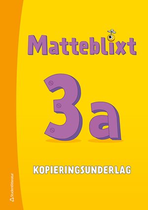 ISBN 9789144192765 Matteblixt 3a Kopieringsunderlag
