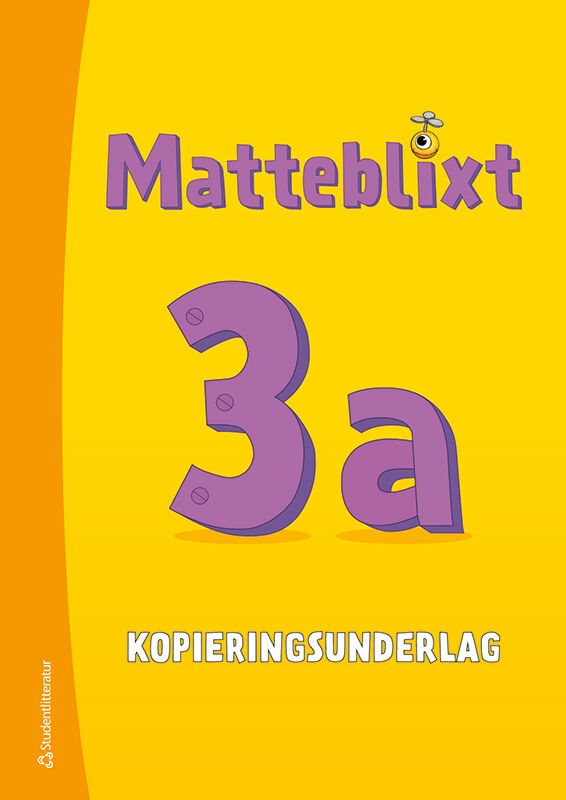 ISBN 9789144192765 Matteblixt 3a Kopieringsunderlag