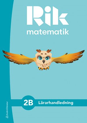 ISBN 9789144193137 Rik matematik 2B Digital lärarlicens 12 mån