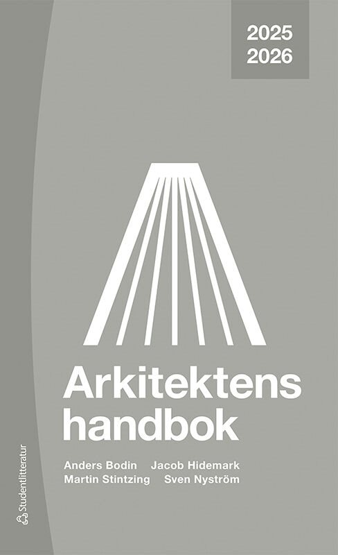 ISBN 9789144194516 Arkitektens handbok 2025-2026