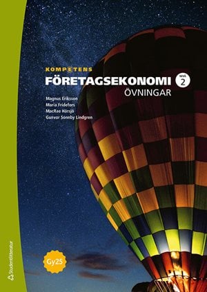 ISBN 9789144200125 Kompetens Företagsekonomi nivå 2 Övningar Elevpaket - Tryckt + Digitalt 36 mån