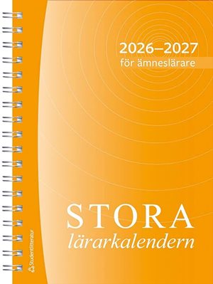 ISBN 9789144200231 Stora ämneslärarkalendern 2026/2027