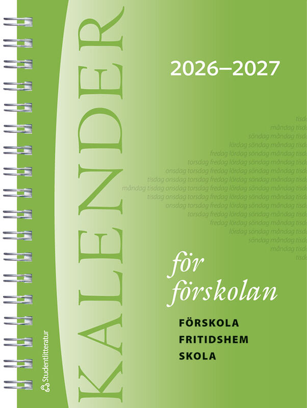 ISBN 9789144200927 Kalender för förskolan 2026/2027