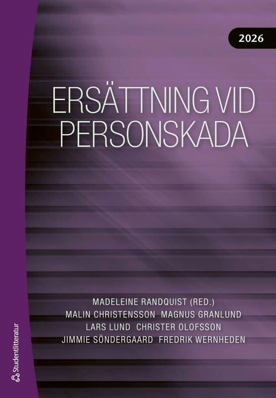 ISBN 9789144201504 Ersättning vid personskada 2026