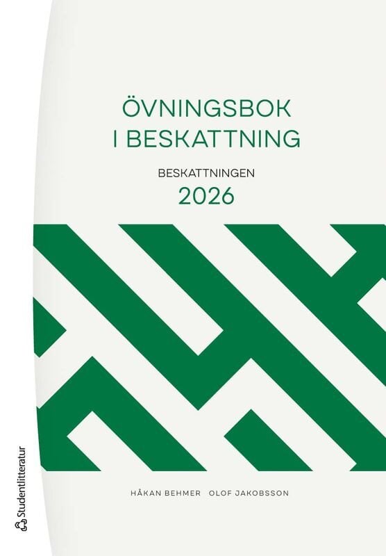 ISBN 9789144203195 Övningsbok i beskattning